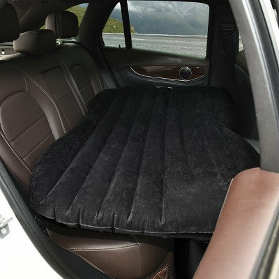  Costway Inflatable Car Air Backseat Mattress Flocking Travel SUV Camping Pad Pill & Pump
