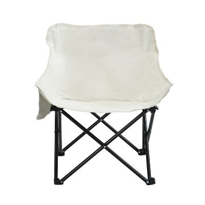  DOMETOUR 2Pcs Outdoor Camping Chairs Folding/Portable With Carry Bag, For Camping, Beach, Picnic Or Backyard Use