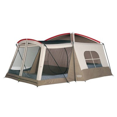  Wenzel Klondike 16 X 11 Large 8 Person Screen Room Outdoor Camping Tent, Brown