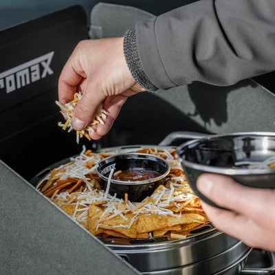  Petromax Camping Oven, Outdoor Baking Over Fire Stovetop Or Hotplate, Portable For Campsite And Backyard, Stainless Steel, 2.1 Qt
