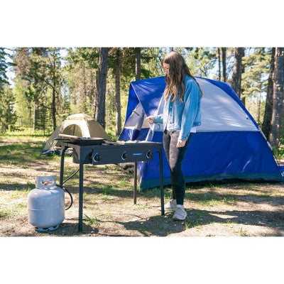  Stansport Outdoor Triple Burner Stove With Stand