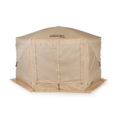 Clam Quick Set Pavilion Portable Canopy + 150 X 150 Inch Floor Tarp Attachment