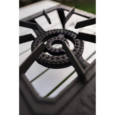  Stansport Single Burner Cast Iron Stove With Regulator Hose