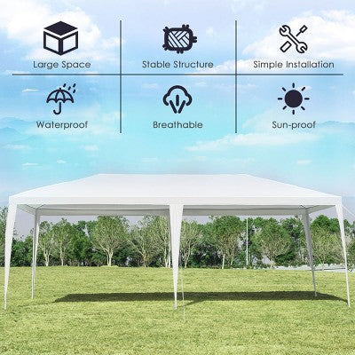  Costway 10'x20' Outdoor Party Wedding Tent Heavy Duty Canopy Pavilion
