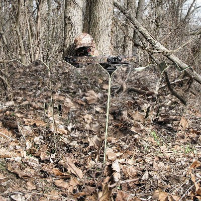  GhostBlind Runner Blind, 6-Panel Mirror Ground Hunting Blind