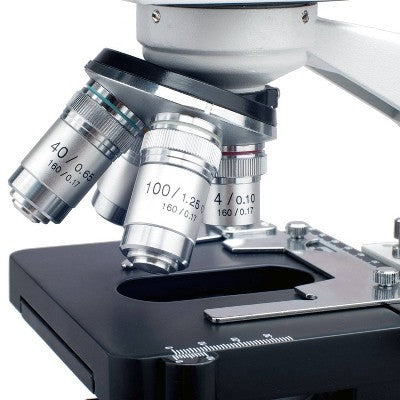 40X To 2500X Binocular Compound Microscope With Digital Camera And Interactive Software - AmScope