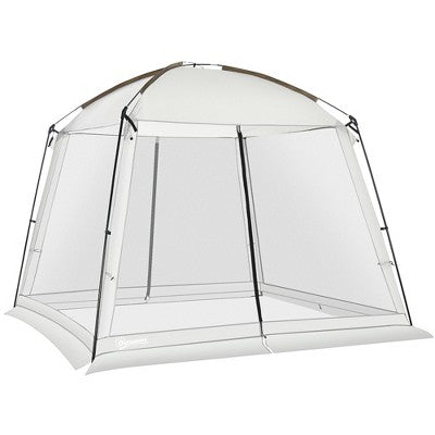  Outsunny Screen Tent, Screen House Room With UV50+ Protection, 2 Doors, And Carry Bag, For Patios Outdoor Camping Activities
