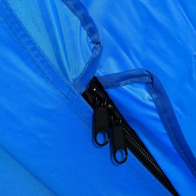  Outsunny 2 Person Ice Fishing Shelter, Waterproof Oxford Fabric Portable Pop-up Ice Tent With Bag For Outdoor Fishing