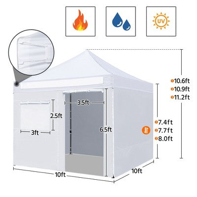  Yaheetech Outdoor Canopy 10'x10' For Camping Wedding Parties