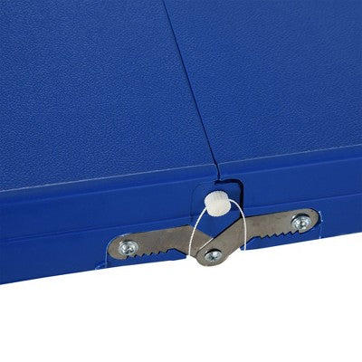  Outsunny Portable Foldable Camping Picnic Table Set With Four Chairs And Umbrella Hole, 4-Seats Aluminum Fold Up Travel Picnic Table