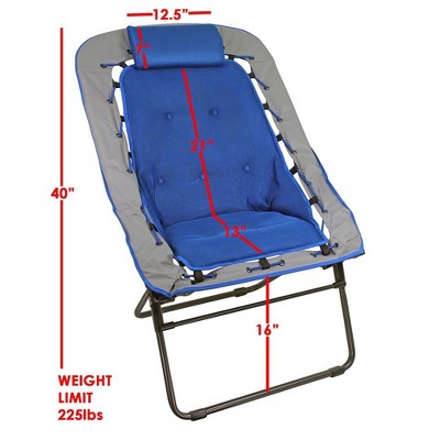 Zenithen Foldable Air Mesh Outdoor Bungee Chair