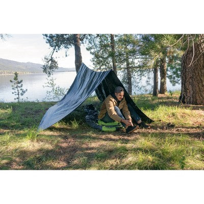  Stansport Medium-Duty Rip-Stop Tarp 10' X 12' - Forest Green - 2 Pack