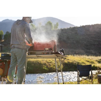  Camp Chef Mountain Series Rainier 2x Two-Burner Camp Stove With Griddle & Carry Bag