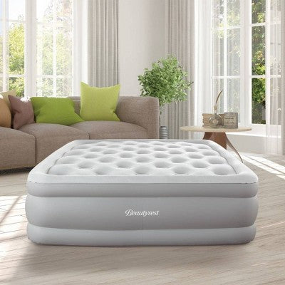  Beautyrest Skyrise 16" Air Mattress With External Pump 1-Touch Comfort Control - Full Size