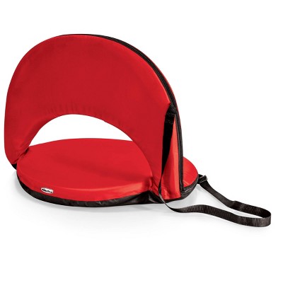  Picnic Time Oniva Seat Portable Recliner Chair - Red