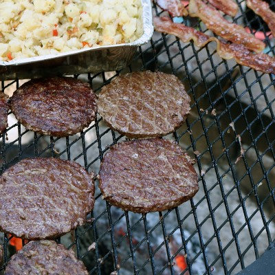 Sunnydaze Decor Sunnydaze Outdoor Camping Or Backyard Heavy-Duty Steel Round X-Marks Fire Pit Cooking Grilling Grate