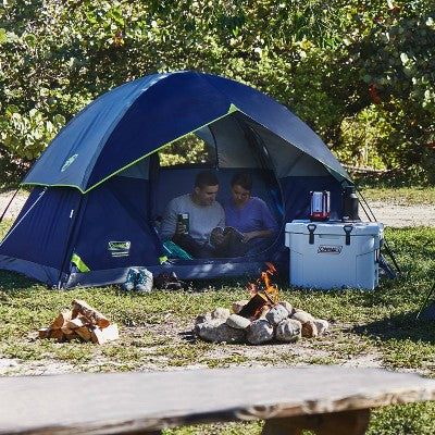  Coleman 4'x7' Sundome 2 Person Camping Tent - Gray/Blue