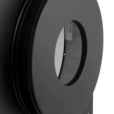  DuraVent 6DP-WT 6 Inches Painted Galvanized Steel Wall Thimble With Telescoping Pieces And Trim For DuraPlus Chimney Pipe, Black