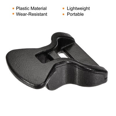 Unique Bargains Tent Rope Plastic Guyline Adjuster Cord Tensioner Black