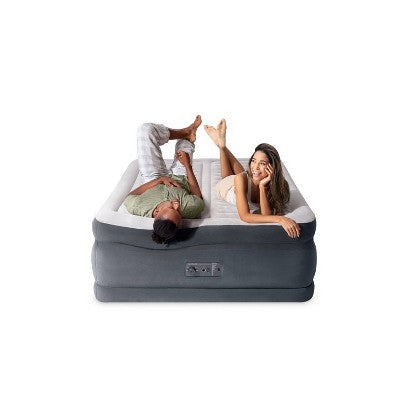  Intex Zone Control 22" Air Mattress With Electric Pump - Queen