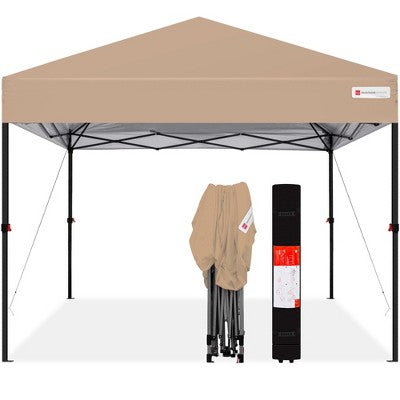  Best Choice Products 10x10ft Easy Setup Pop Up Canopy Instant Portable Tent W/ 1-Button Push, Carry Case