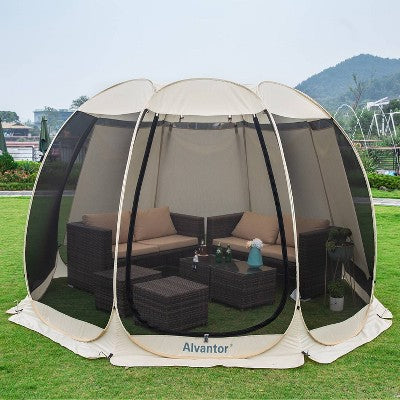  3' X 4' X 5' UV Blocking Sun Shade Screen House & Winter Igloo Gazebo - Alvantor