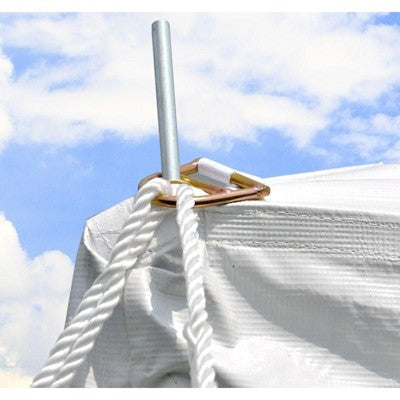  Party Tents Direct Weekender Outdoor Canopy Pole Tent, Blue, 20 Ft X 20 Ft