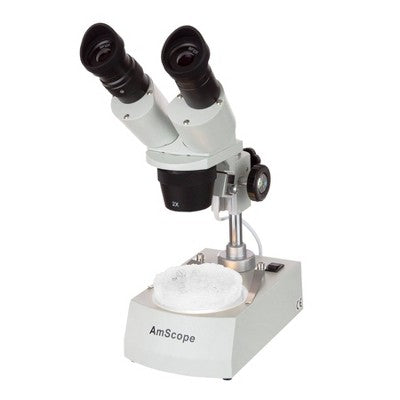  Dual Halogen Light Stereo Microscope With 20X To 80X Magnification - AmScope
