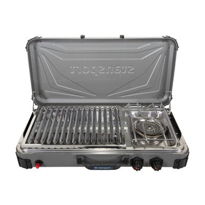  Stansport Boulder Series Propane Stove & Grill Combo