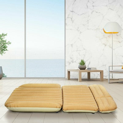  Costway Inflatable SUV Air Backseat Mattress Flocking Travel Pad W/Pump Camping Travel