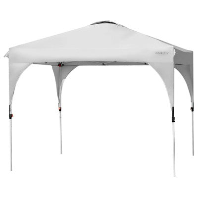  Tangkula Pop-up Canopy Tent 10’ X 10’ Height Adjustable Commercial Instant Canopy W/ Portable Roller Bag Blue/ White/ Grey