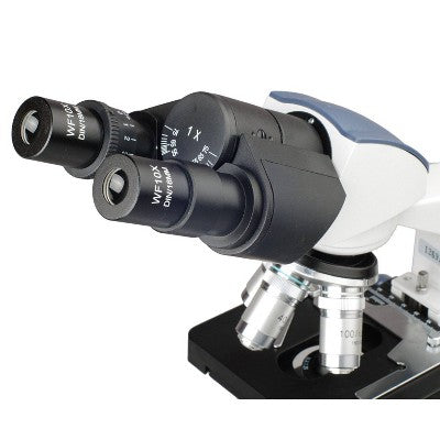  40X To 2500X Binocular Compound Microscope With Digital Camera And Interactive Software - AmScope