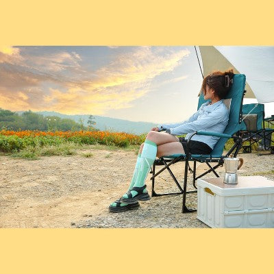  Camping Directors Chair, Heavy Duty,Oversized Portable Folding Chair With Side Table, Pocket For Beach, Fishing,Trip,Picnic,Lawn Blue