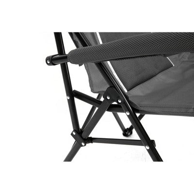  SKRAN Oversized Camping Chairs, High Back Heavy Duty Lawn Chair, Portable Collapsible Chair With Cup Holder For Outdoor, Travel, Picnic, Beach