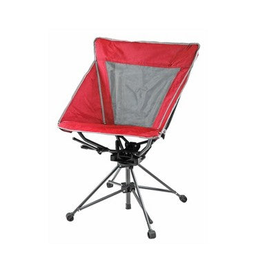  Garden Elements Polyester Swivel Chair, Mesh Seat