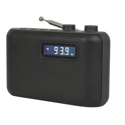 JENSEN Portable AM/FM Digital Radio - Black (SR-50)