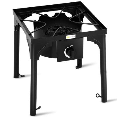  Costway Portable Propane 100000BTU Single Burner Outdoor Camp Stove W Adjustable Legs