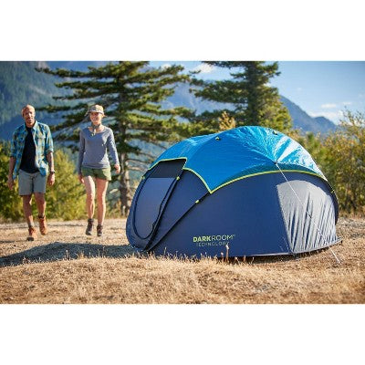  Coleman Pop Up 2 Person Dark Room Camping Tent
