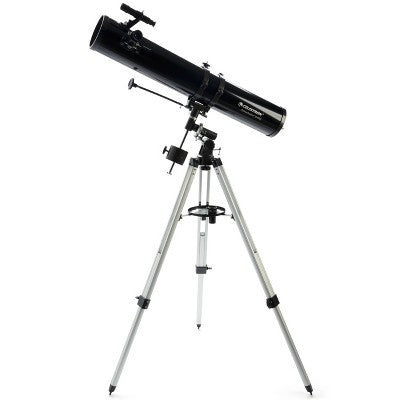  Celestron PowerSeeker 114EQ Telescope With Basic Smartphone Adapter - Black