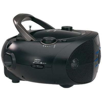  JENSEN AM/FM Radio CD Boombox With LED Display - Black (CD-560)