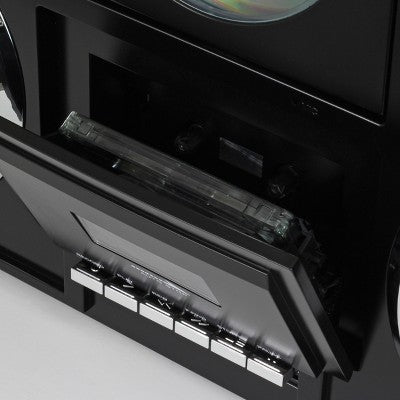  Studebaker SB2140 Sound Station Portable Stereo Boombox With Bluetooth, CD, AM/FM Radio And Cassette Player/Recorder
