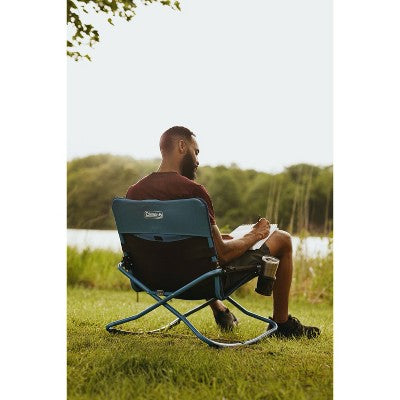  Coleman Cross Rocker Outdoor Portable Chair - Deep Ocean