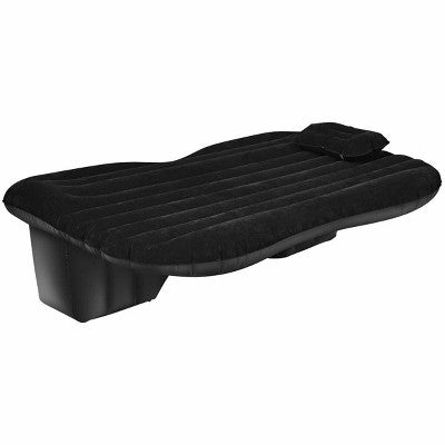  Costway Inflatable Car Air Backseat Mattress Flocking Travel SUV Camping Pad Pill & Pump