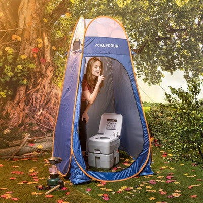  Alpcour Pop-Up Privacy Tent - Portable, Durable & Waterproof Shelter For Camping