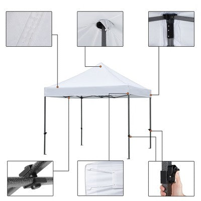  Yaheetech Pop-up Waterproof Canopy 10'x10'