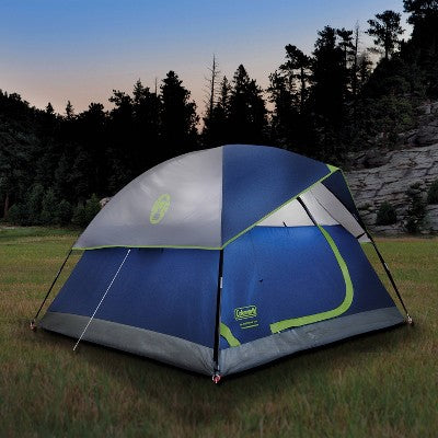  Coleman 4'x7' Sundome 2 Person Camping Tent - Gray/Blue