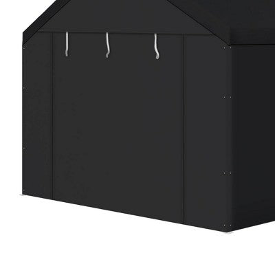  Caravan Canopy Domain 20x10 Foot Carport Tent Sidewalls, Black (Sidewalls Only)