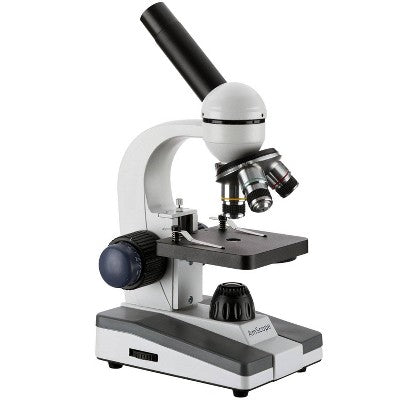  Portable 40X-1000X Magnification Monocular Student Microscope - AmScope
