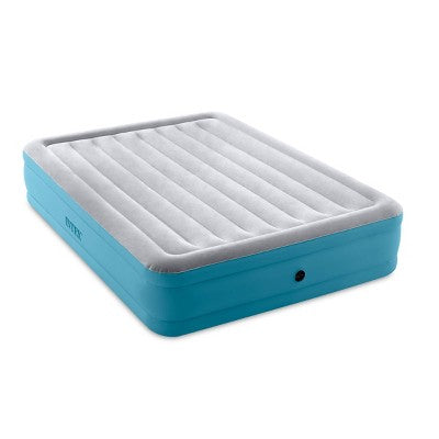  Intex Raised 16" Air Mattress With Hand Held 120V Pump - Queen Size