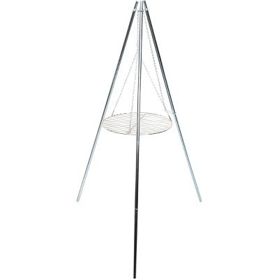 Coghlan's Tri-Pod Grill And Lantern Holder, Adjustable Height, Campfire Cookouts